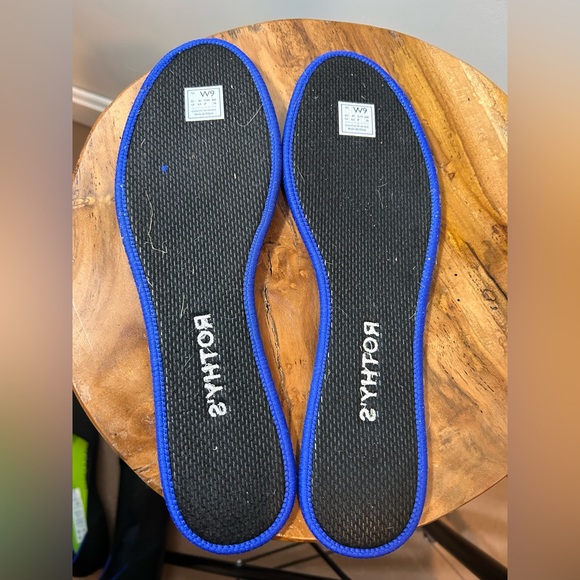 Rothy's Black and Blue Women's Shoes - Picture 10 of 11